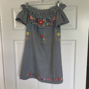 OFF THE SHOULDER MINI DRESS!